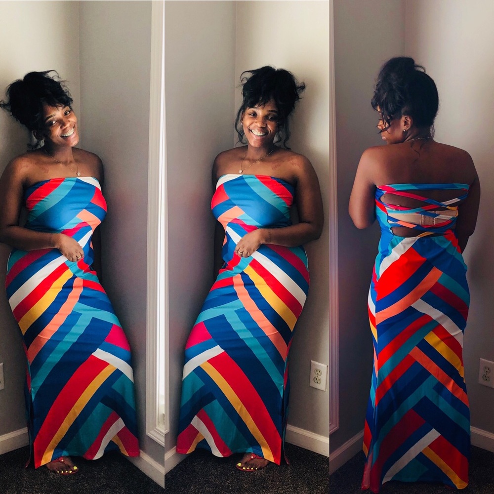 Summer Flutters Maxi Dress